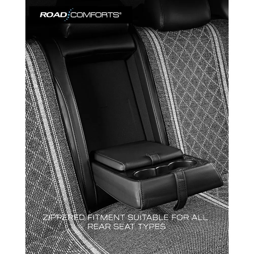 أغطية مقاعد بطانية باجا، أغطية مقاعد دلو ماسية رمادية، ظهر منخفض، مجموعة كاملة - قماش جاكار، وسادة هوائية متوافقة، مناسبة عالمية #5