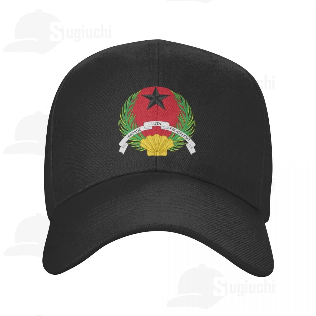 2025 National Emblem Of Guinea Bissau Coat Of Arms Sun Baseball Cap Dad Hats Adjustable For Men Women Unisex Outdoor Hat