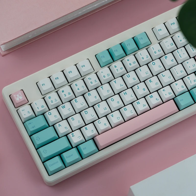 128 key blackout PBT original highly sublimated mechanical keyboard keycaps