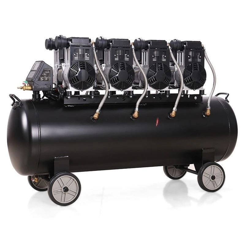 

Air compressor large silent auto repair industrial grade oil-free air pump 220v decoration woodworking spray paint air pump