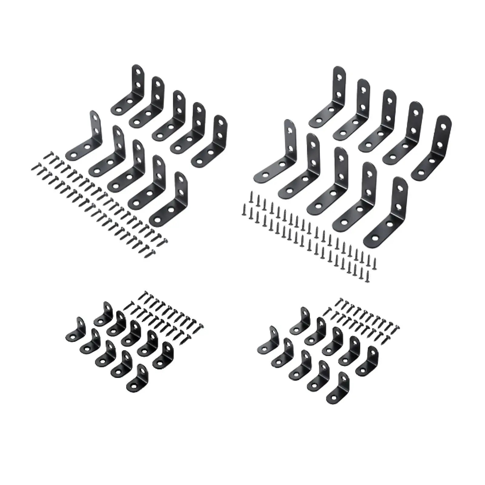 의자 DIY 목공 테이블에 대 한 10Pcs L 브래킷 코너 버팀대 코너 패스너