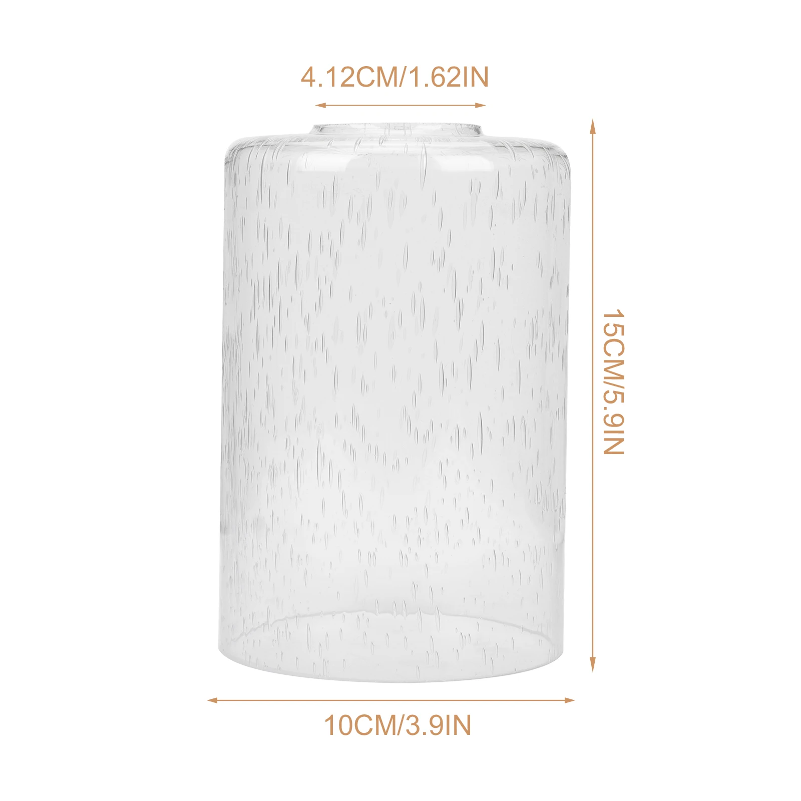 

Glass Lamp Shade Durable Cylinder Bubble Transparent Lampshade Chic Wall Light Ceiling Light Cover Glass Lamp Cover Home Decor