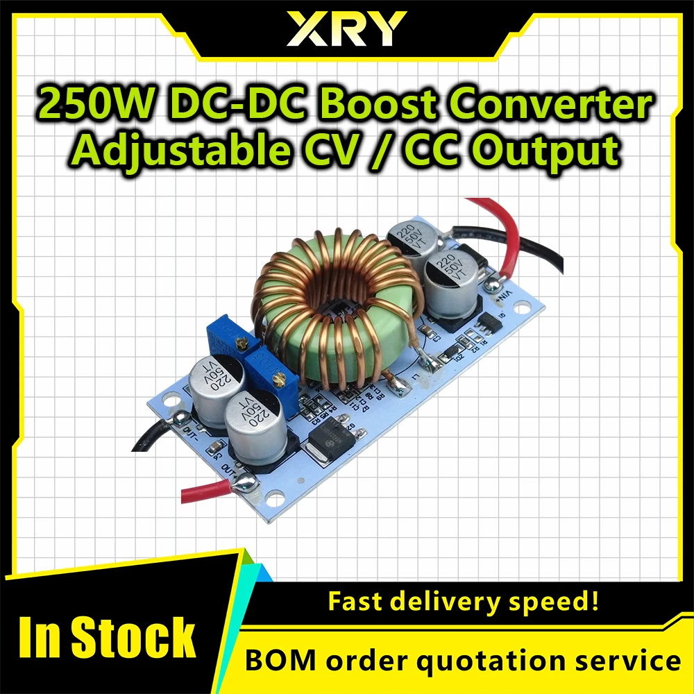 XRY DC-DC boost converter Constant Current Mobile Power supply 10A 250W LED Driver Step Up Module