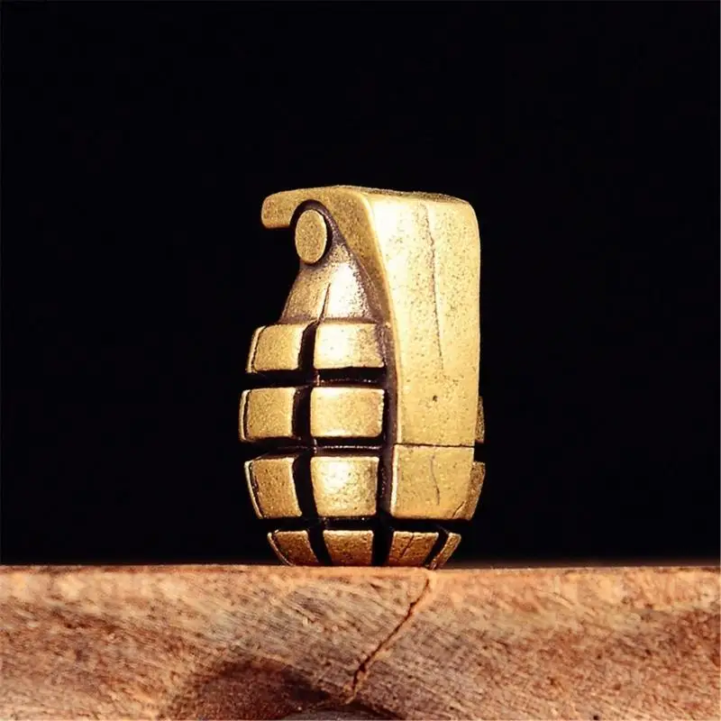 Brass Grenades Beads Charm Pendant for Creative DIY and Crafting Lanyard Activity 