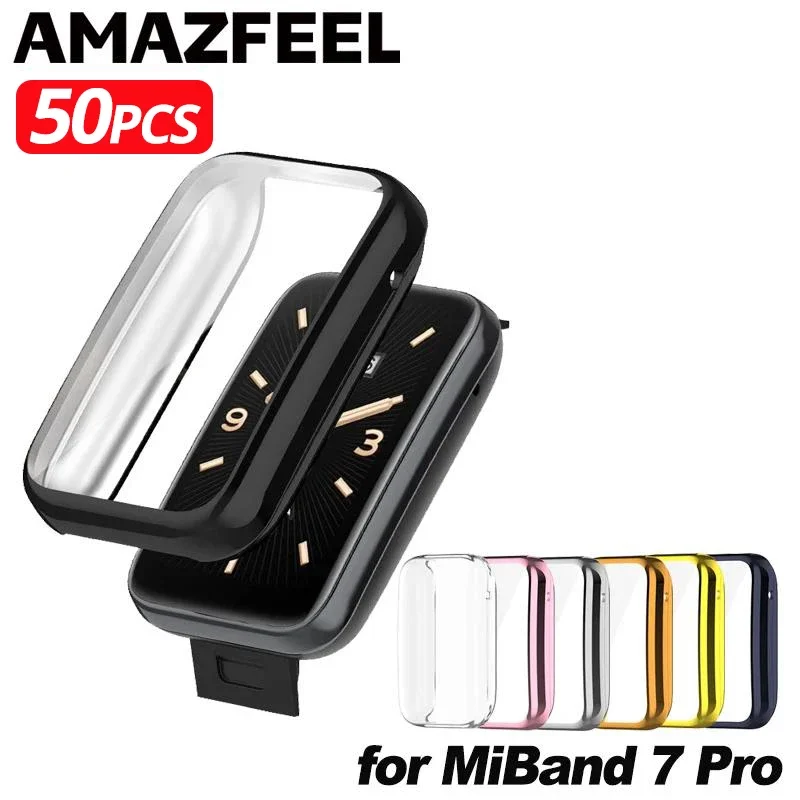 

1 Pack TPU Case for Xiaomi Mi Band 7 Pro Smart Band Screen Protector Case Film Mi Band 7pro Protective Cover Bumper Accessories
