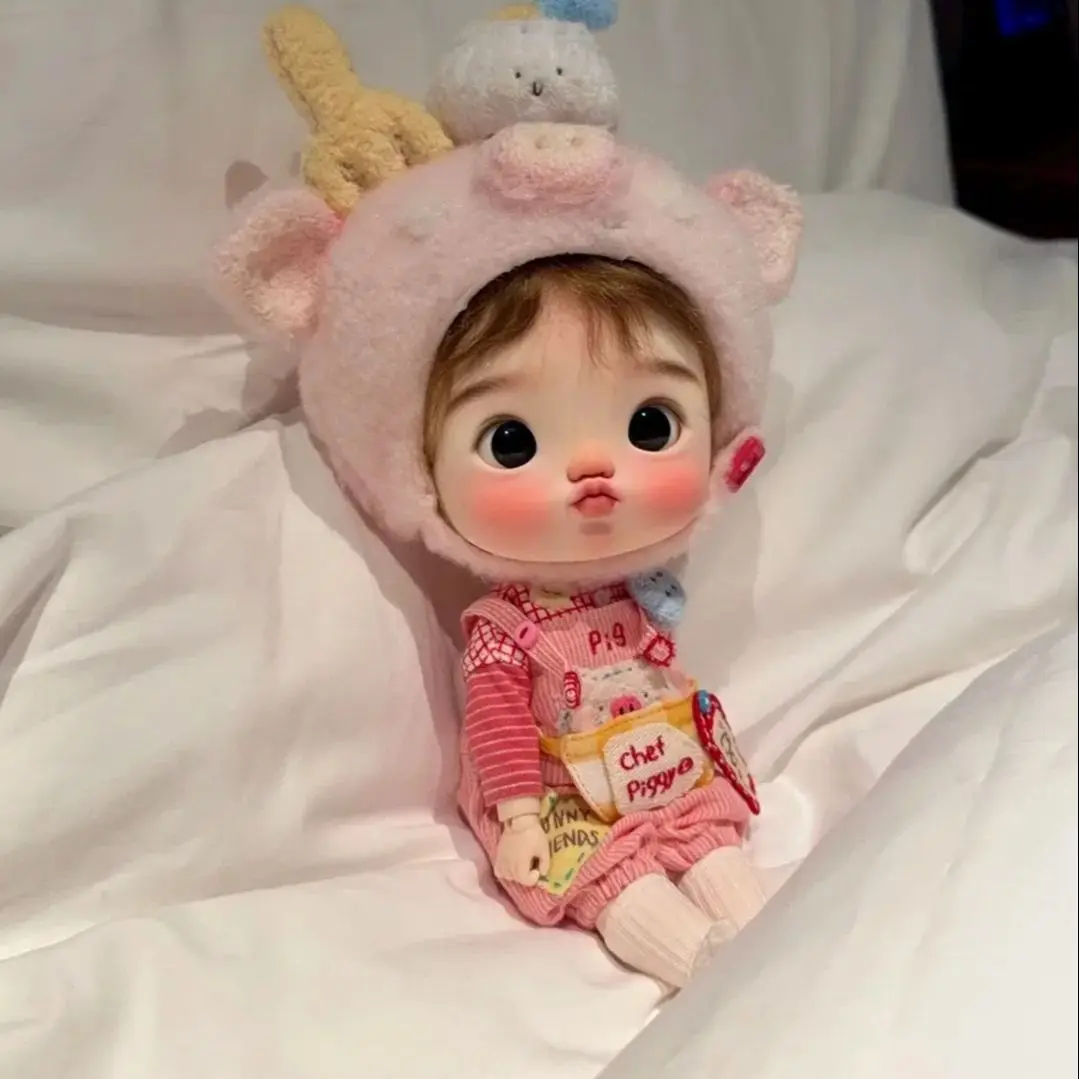 

New SD resin Zhuzhubao Pangpi 1/6 Bjd Dolls with Cute, Angry, and Houghty Expressions ball joined doll