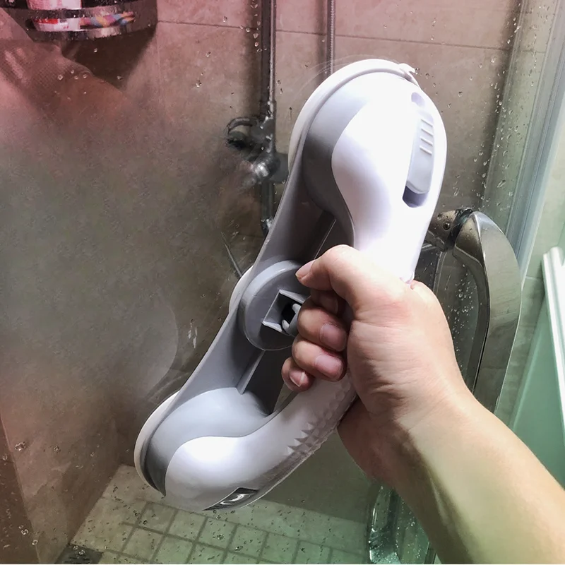 Suction Grip Shower Bathroom Handle Strong Stainless Steel Items Toilet Parts Bathroom Handle Safety Rail Pasamanos Accessories