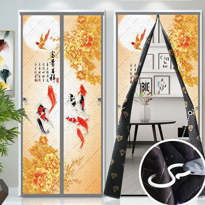 

Cotton Door Curtains Are Thickened in Winter and Household Air Conditioners Are Warm Windproof and Sealed To Prevent Cold