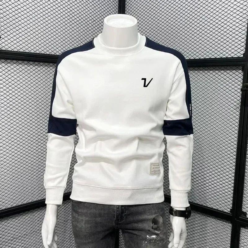 

2025 Autumn Men's Golf Wear New Luxury T-shirt Fashion Round Neck Casual Sports Top Korean Golf Wear Men's Golf T-shirt