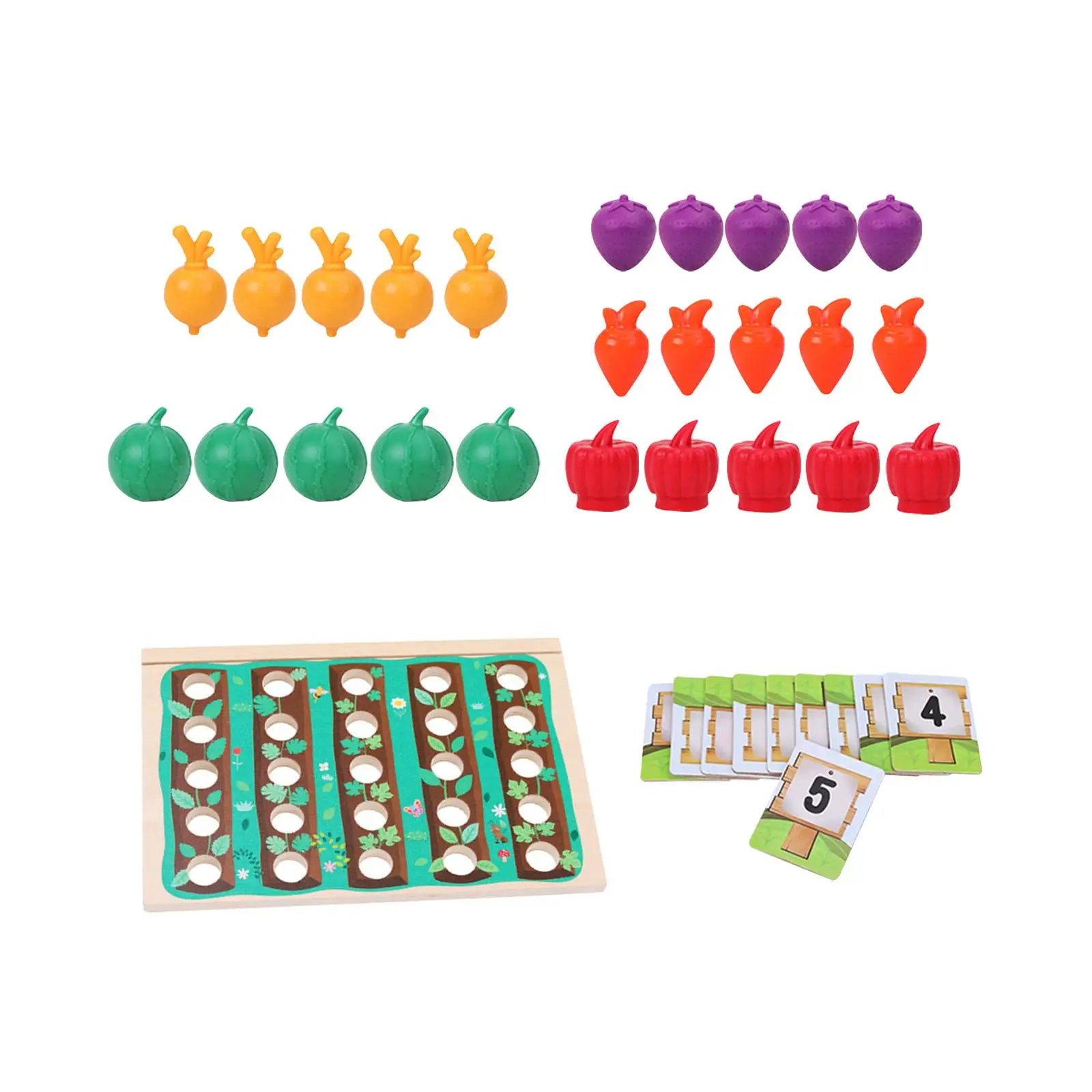 Juguete de madera Montessori para niños y niñas, clasificación de colores, juego de viaje, cognición de Color, aprendizaje preescolar educativo