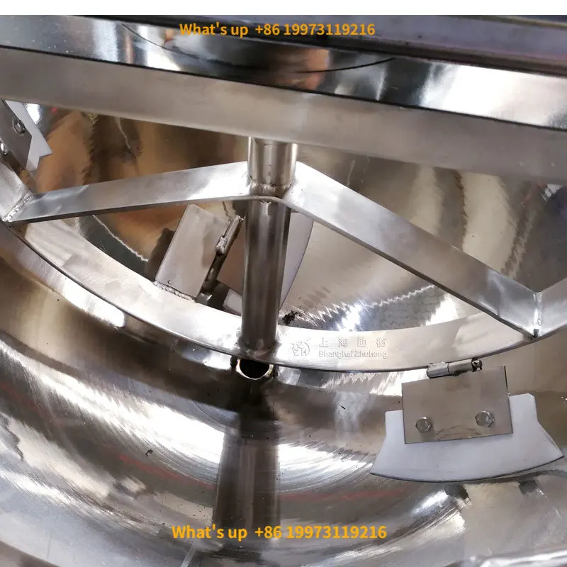 

Электрический кулинарный миксер-мешалка с подогревом и наклоном, 100-500 л, из нержавеющей стали SS316, для приготовления соусов и джемов, с паровой рубашкой, 2026 год