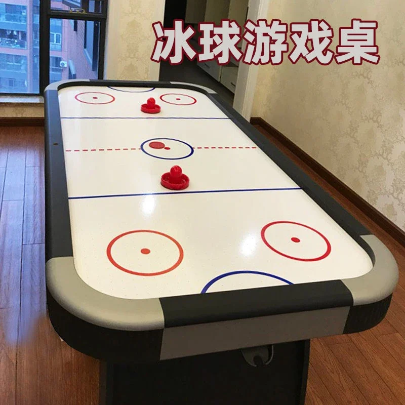 Electronic Scoring Double Ice Hockey Machine Adult Children Desktop Ice Hockey Charging Hovering Game Table Ice Hockey Table