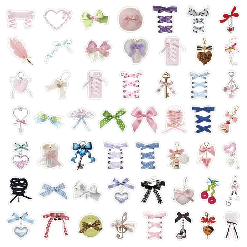 50 SZTUK Kreskówkowe Naklejki Dekoracyjne z Motywami Graffiti, Urocze i Kreatywne