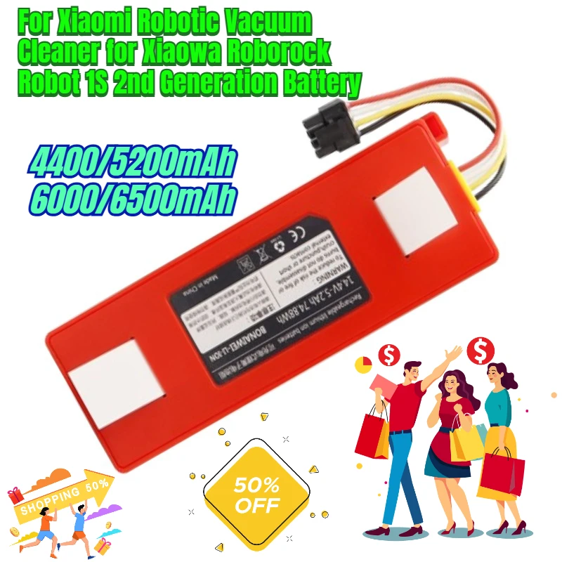 

Multi capacity battery for Xiaomi Sweeping Robot Battery For Xiaowa Stone Robot Battery 1S 2nd Generation