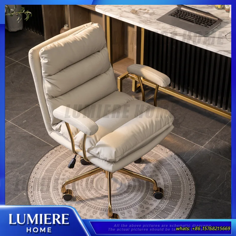 Modern Computer Chair Simple Desk Office Swivel Chair Height Adjustable Home Study Ergonomic Small Chair for Women