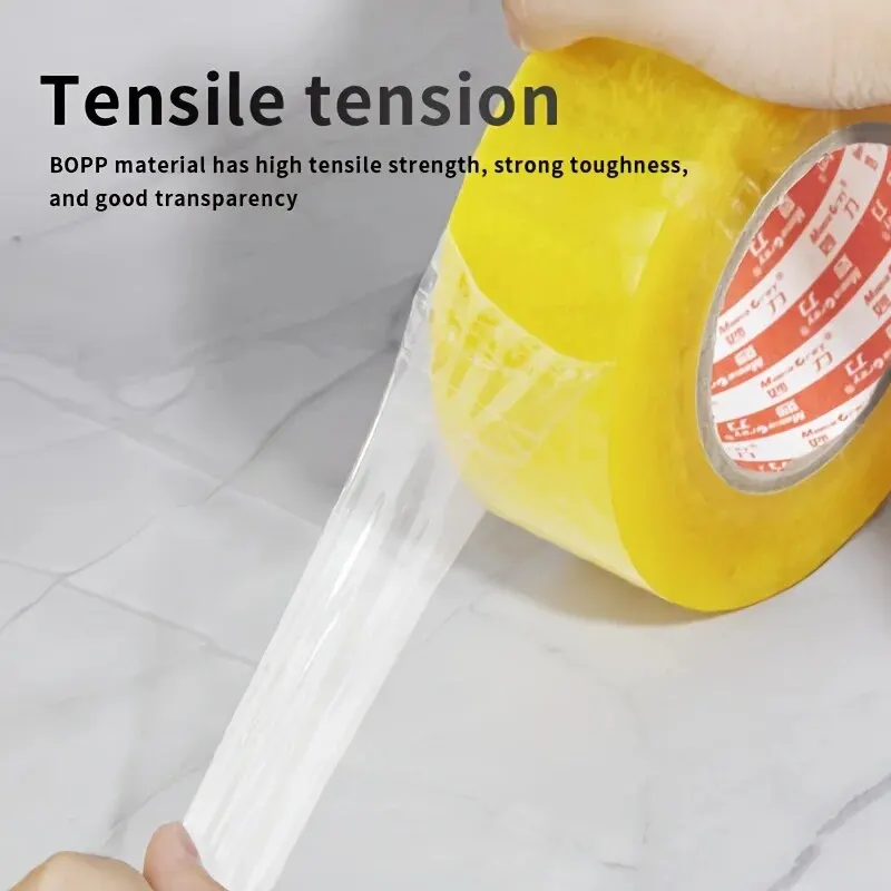 Viscosity Clear Adhesive Tape Box Carton Sealing Packing Tape DIY Mounting Fixing Tape Clear Adhesive Tape image 4