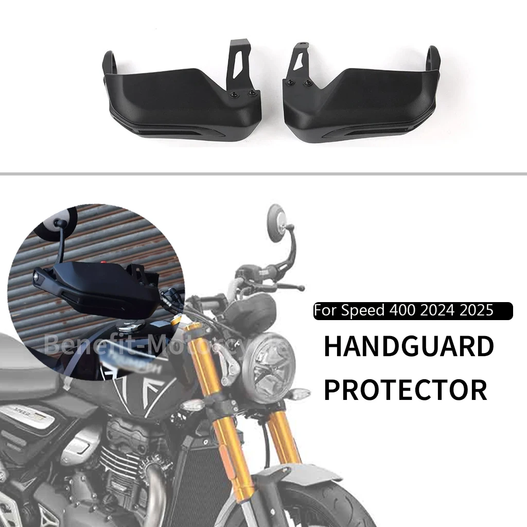 

For Speed 400 2024-2025 Accessory Handguard Black Protective Handlebar Universal Fit Durable Durable Handguards NEW Moto