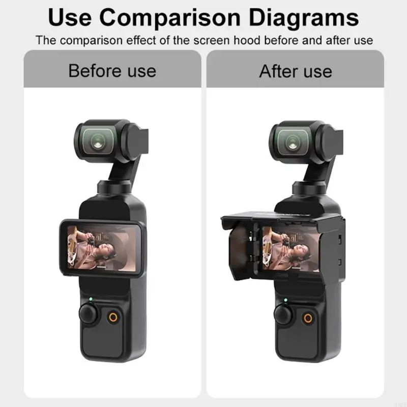 Sun For Pocket 3 Camera Lightweight Design Maintains Full Gimbals Functionality Easy Installation 83CE
