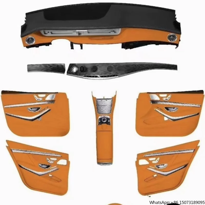 W221 Upgrade to W222 Interior S-class Interior Upgraded Kit Full Upgrade to W222 Luxury Interior Kit Instrument Panel