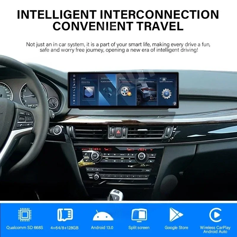 

X5 X6 F15 F16 Android Car Screen 14.9 Inch Wireless CarPlay Android Auto Bluetooth Car Dvd Player for BMW Screen 2013 - 2015