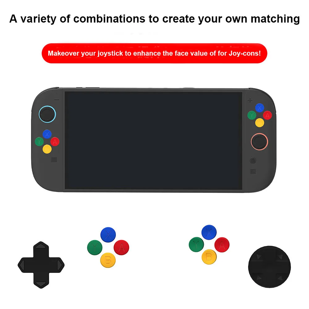 

For Switch2 Console Heightened Button Sticker Direction Sticker For Switch2 Button Cover Button Skins