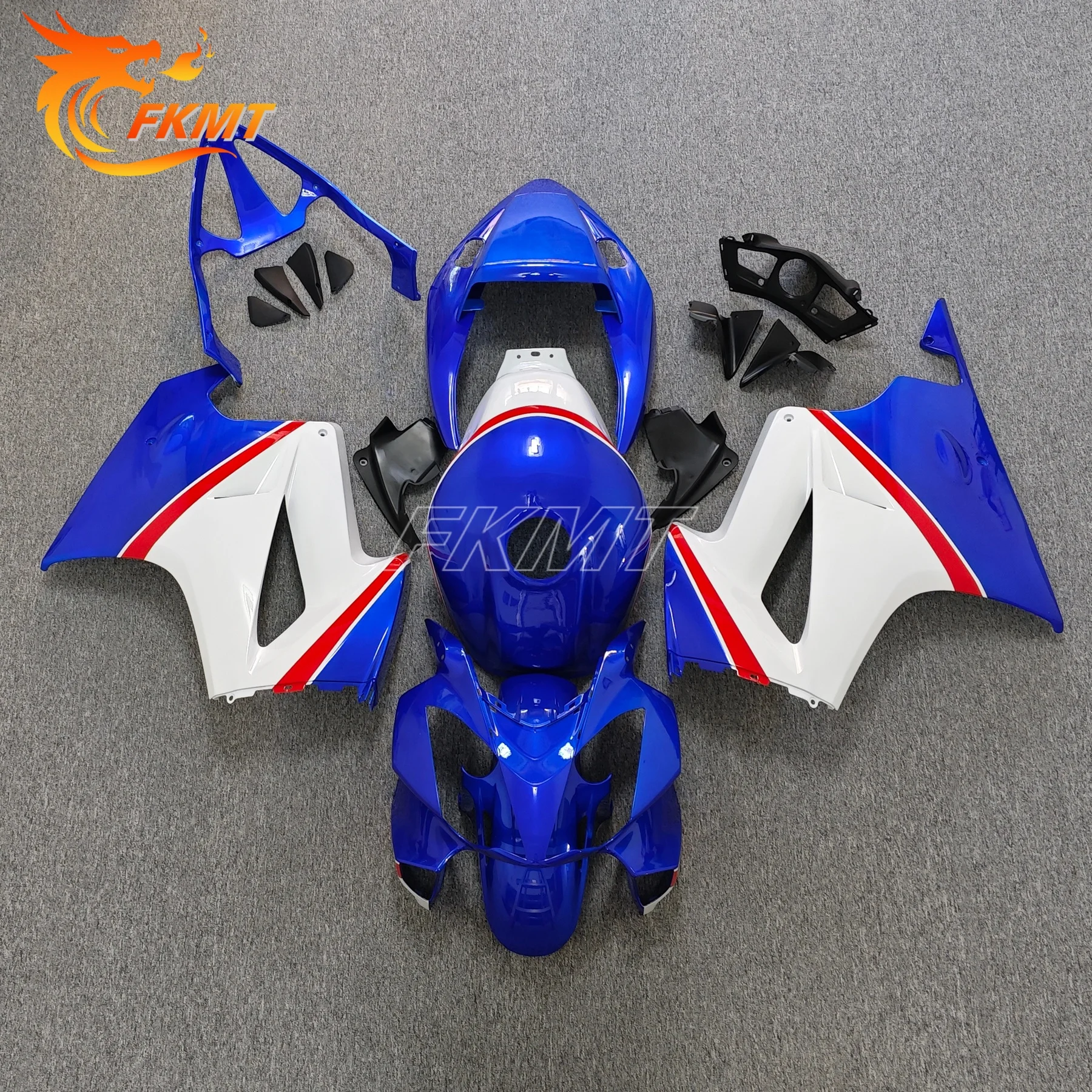 ABS For Honda VFR800 02 03 04 05 06 07 08 09 10 11 12 VFR-800 Red Flame Bodywork Fairings Injection Molding