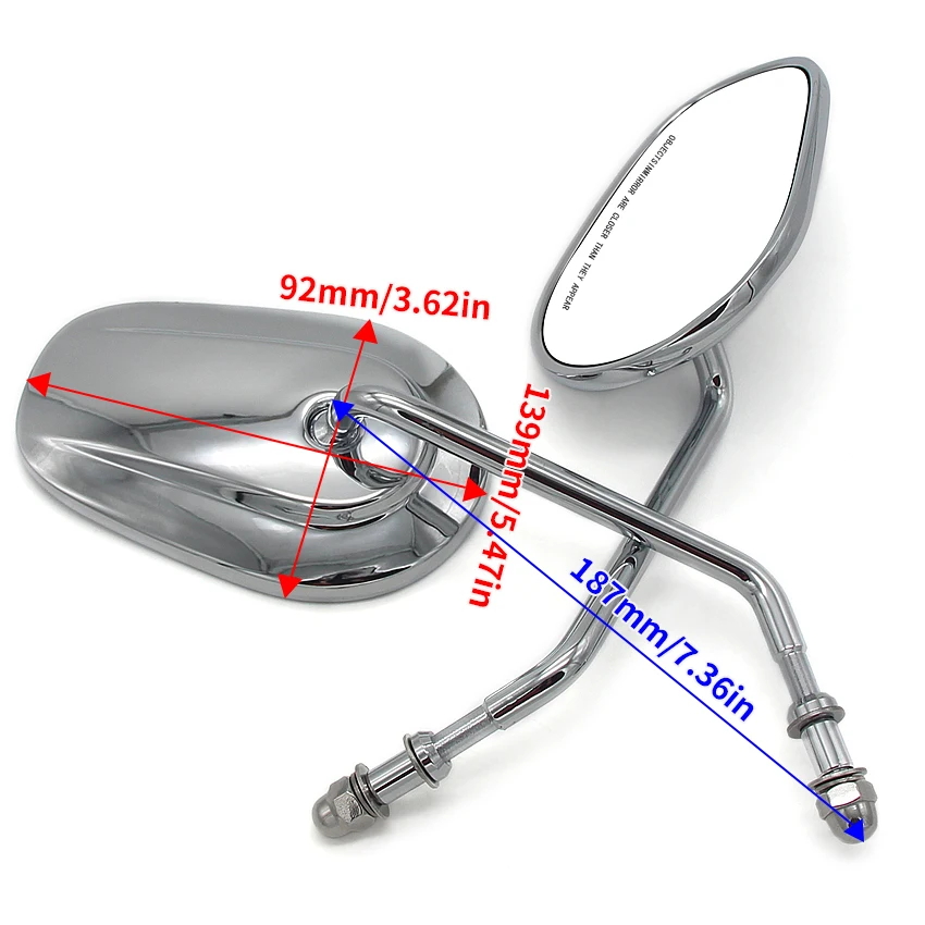 Motorcycles side mirror for Harley Davidson Sportster 1200 Custom XL1200C Roadster XL1200CX SuperLow 1200T XL1200T Iron 883 XL88