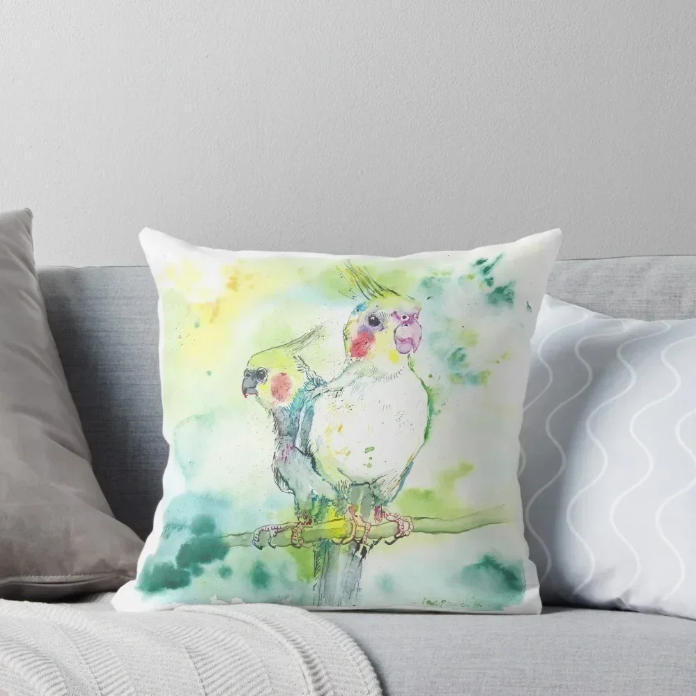 Cockatiel Pairing Throw Pillow christmas supplies Pillow Case Christmas Sofas Covers pillow