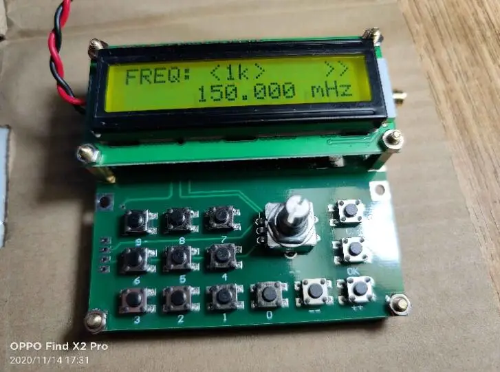 

ADF4351-VFO source V1.03, simple signal source V1.03 (35mhz-4400mhz)