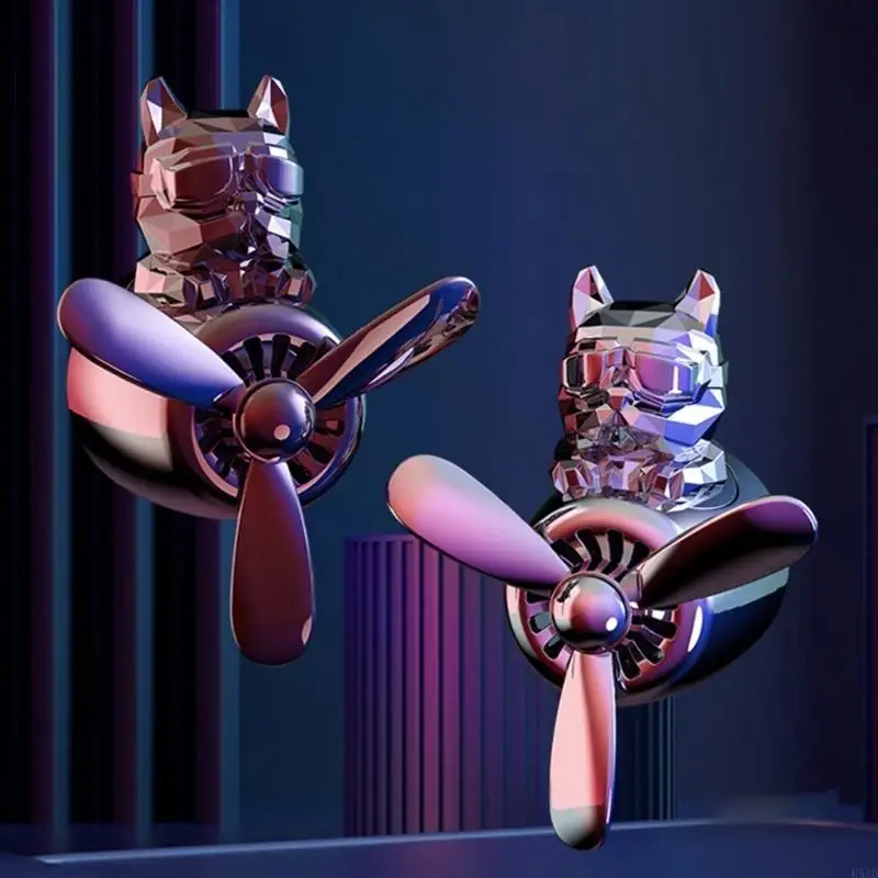 

R53D Car Air Freshener Figurine Essential Oil Diffuser Air Vent