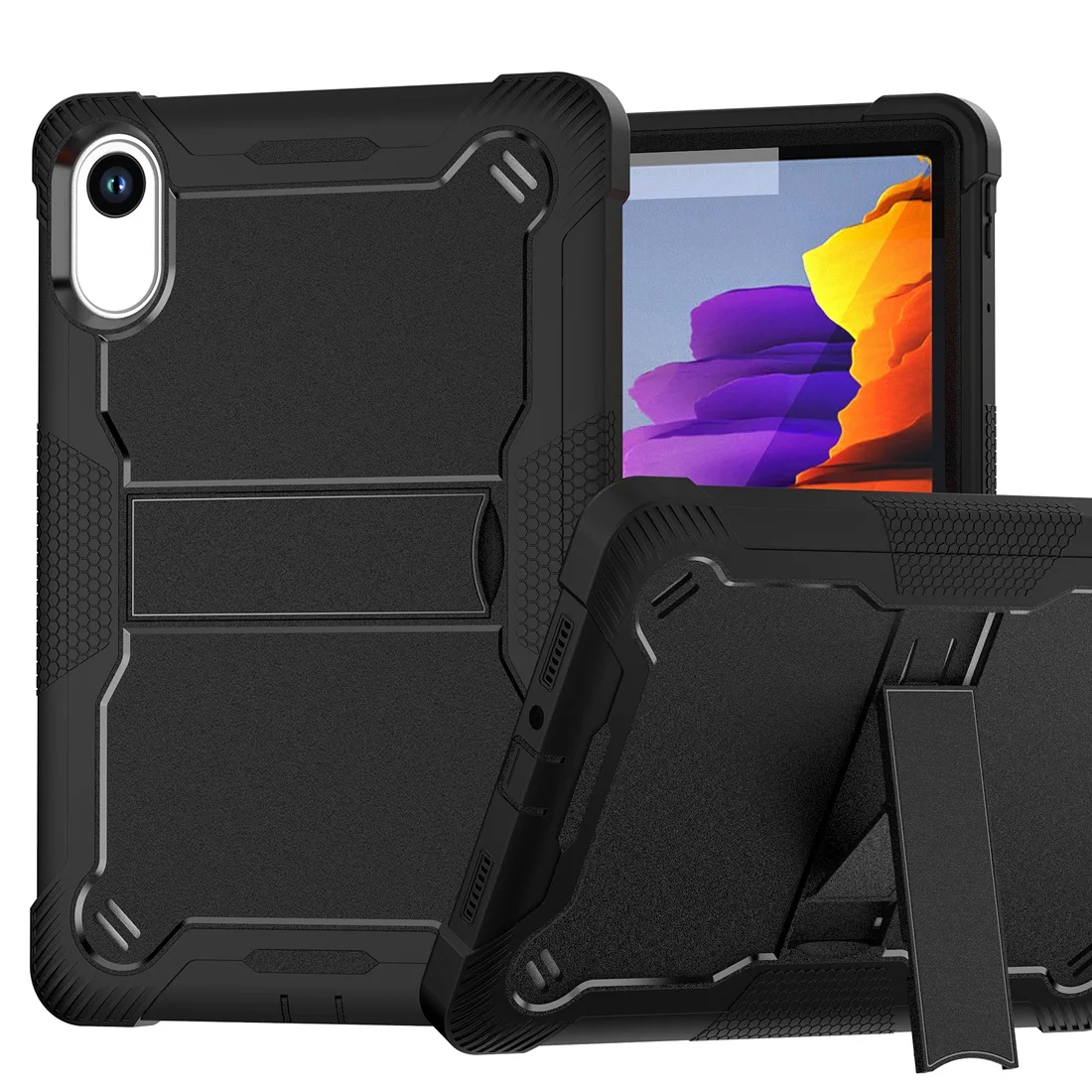 

3 layers Full Body Protective shockproof hard PC+ Soft Silicone Cover Kickstand Cases for Redmi Pad 2 11 Inch 2025,Pad 2 4G 11"