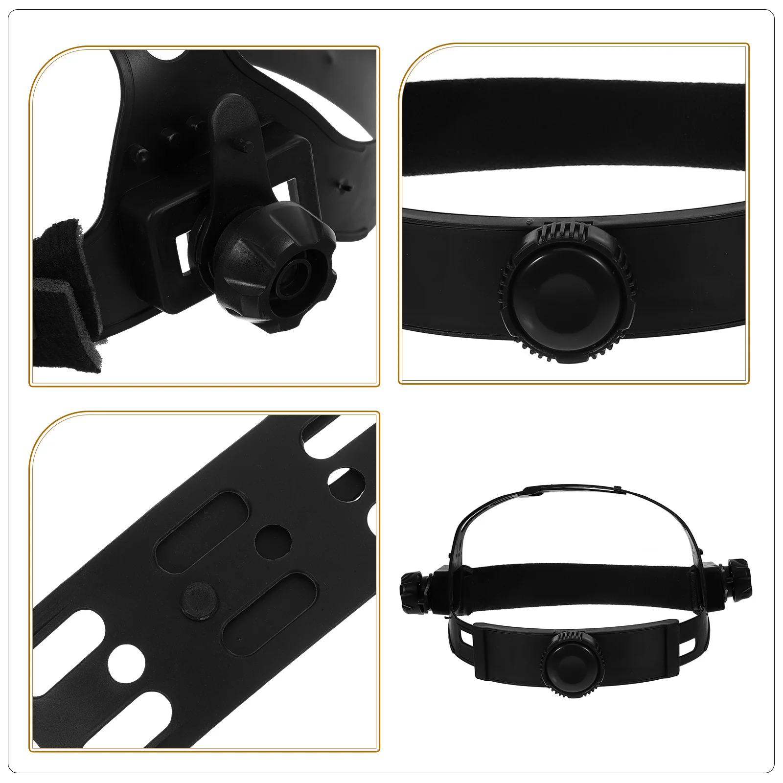 Welding Fan and Speaker Mask Adjustable Shield Headband Replacement Man Visors Face