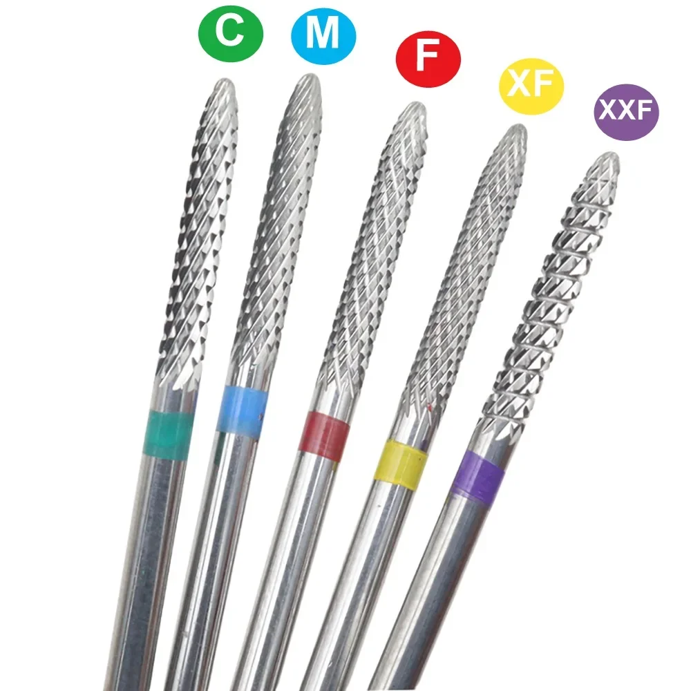 1Pcs FA0214 Pro carbide Nail Drill Bits Multi-used Nail Art Electric Drill Machine Files Nail Art Tools Cuticle Remover Burs