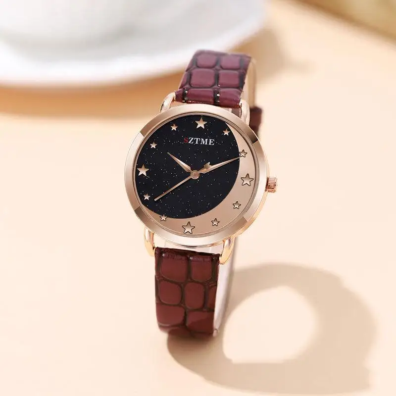 

Mori fashion hipster new star ladies belt watch casual fashion watch student new quartz watch