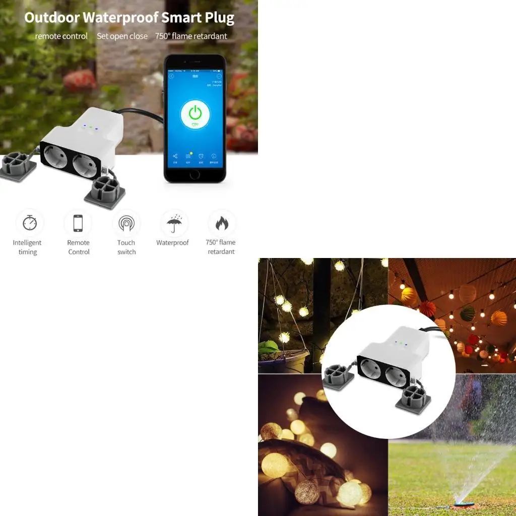 منفذ واي فاي ذكي مزدوج للخدمة الشاقة في الهواء الطلق للأضواء الخارجية لا يتطلب محورًا