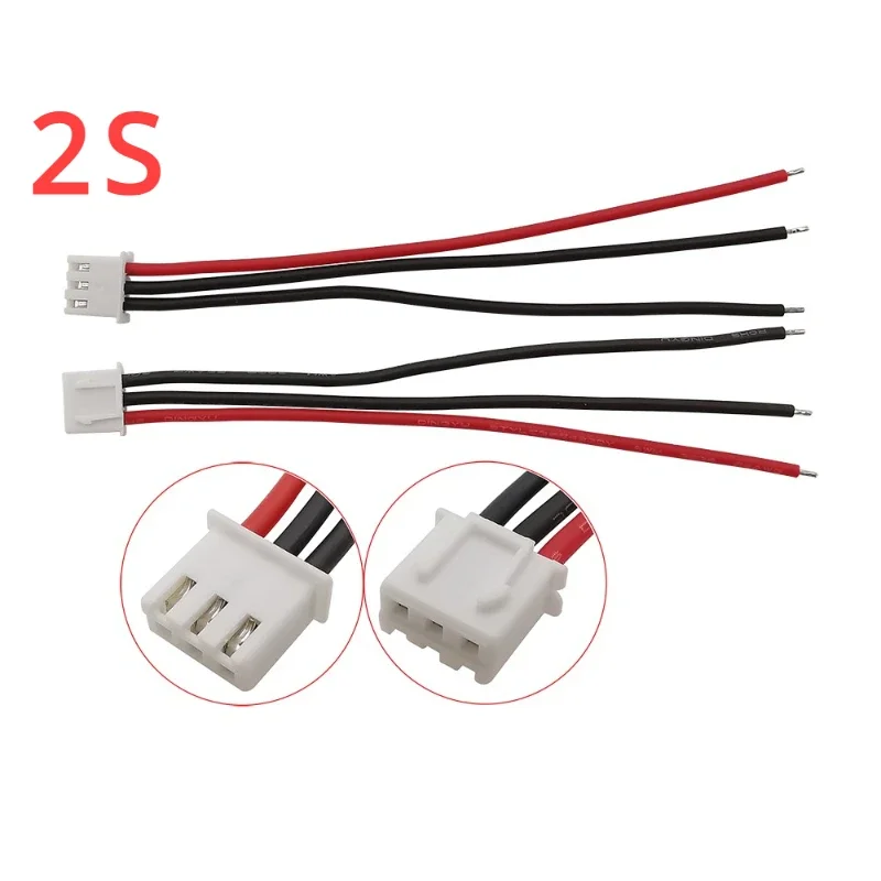 JST-XH2.54mm 1S 2S 3S 4S 5S 6S 8S Lipo Battery Balance Charger Cable B6 Connector Plug Wire 22AWG 10cm 15cm 20cm 30cm