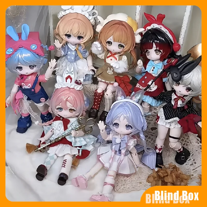 

New Come4free Mini 1/6 Bjd Bonnie Bunny Dream Box Series Blind Box Kawaii Action Figure Moveable Doll Collection Model Gift Toys