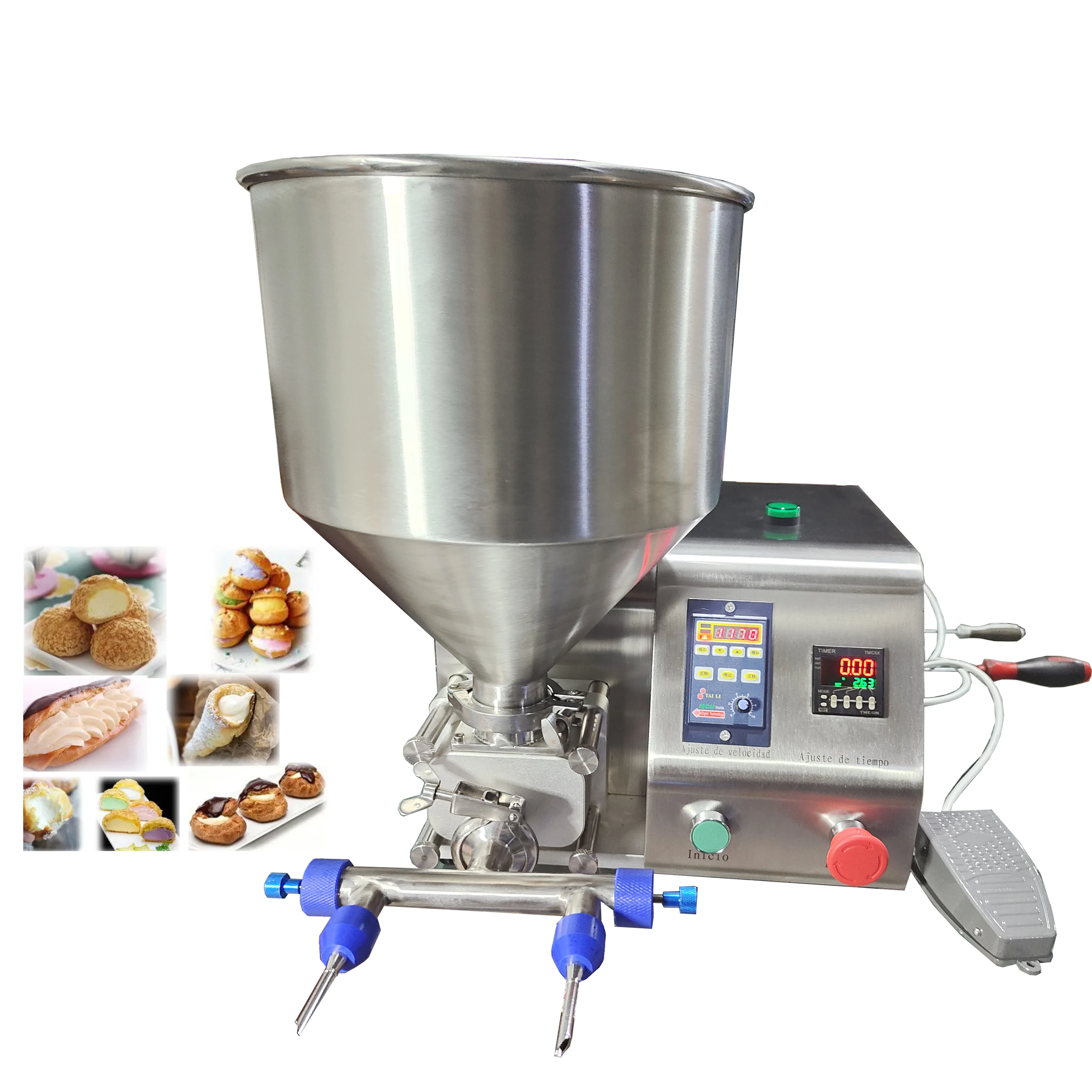 Semi-automatic Donut  Machine Cake Pastry Bread Filling Hot Selling Equipment