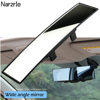 1pcs Universal HD Car Rear View Mirror Wide-angle Rearview Mirror Plane Wide Interior Clip-on Rear Mirrors Panoramic