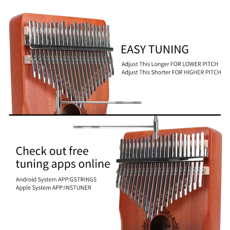 Kalimba Ergonomica a 21 Tasti, - Kalimba Thumb Piano recensione e prezzo