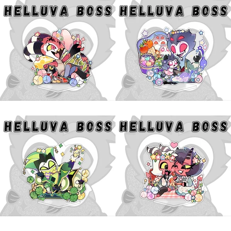 

Adult Animation Helluva Boss Blitzo Moxxie Millie Loona Stella Stolas Mini Acrylic Stand Desktop ornament Fans Gifts 10cm