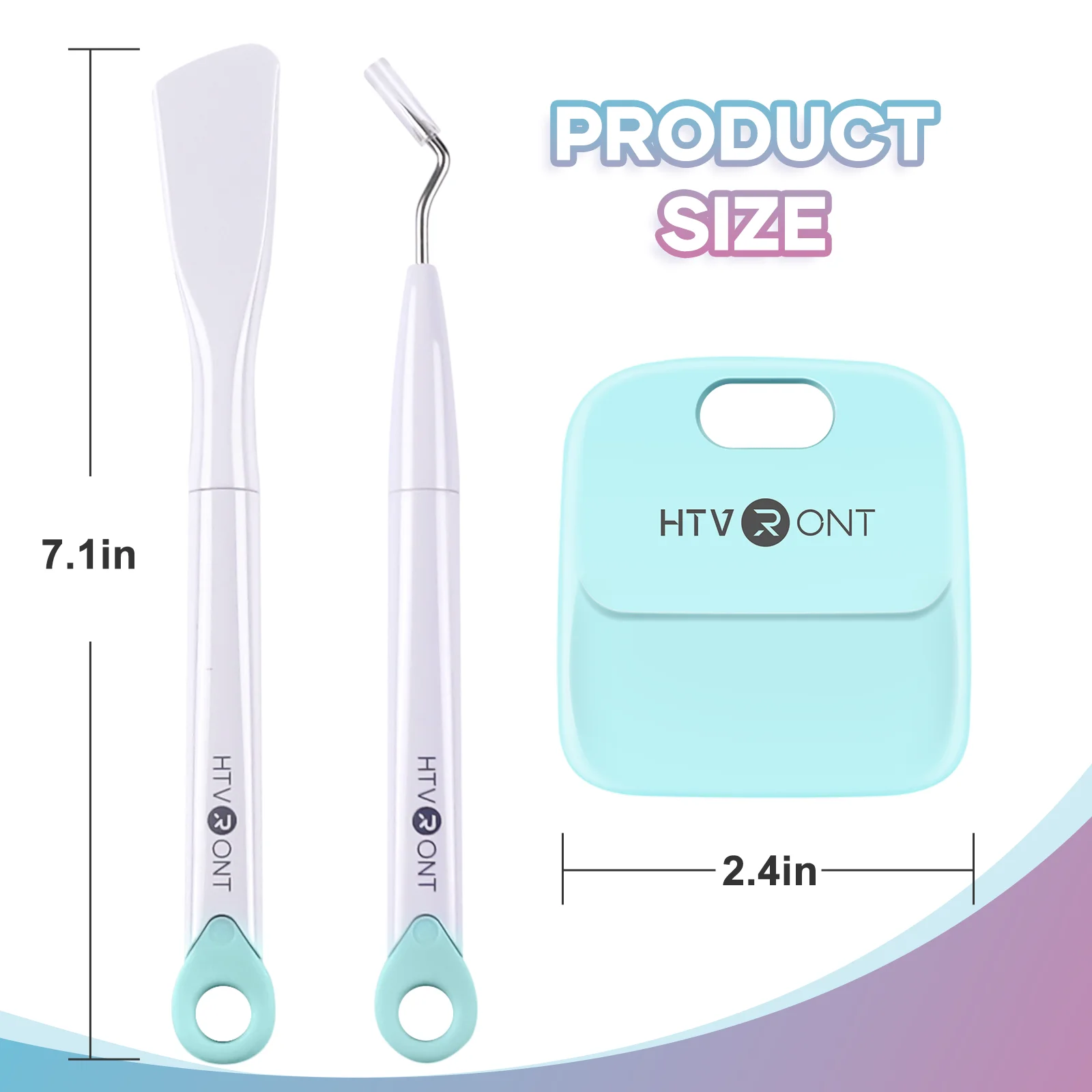 Htvront-Kit Vinil Adhesive Weeding Ferramentas, Kit de vinil para Silhueta Cameo, DIY Acessórios Set para HTV, 3 PCs, 4PCs