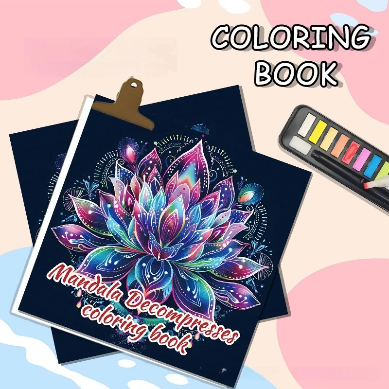 

Stress-relieving Coloring Magic Tool Creative Doodling Coloring Book Picture Book Mantuo Luo Stress-relieving Picture Book