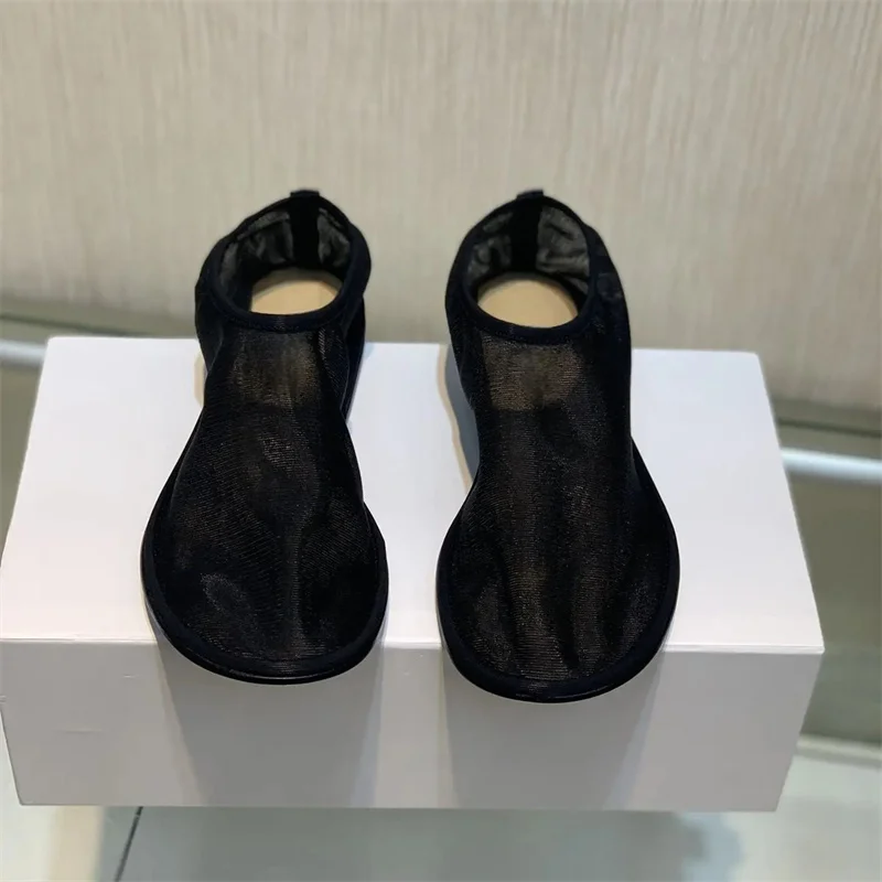 Mesh Breathable Design Women Ballet Flats Shoes Round Toe Hand-made Solid Color Women Shoes Casual Soft Comfy Chaussures Femme