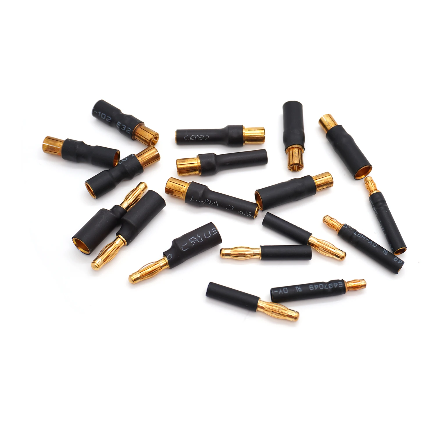 3PCS BOGIRC Male Female Gold Bullet 3.5mm/4.0mm/6.0mm/6.5mm Banana Connector Adapter for Model Car Boat ESC Motor Accessories