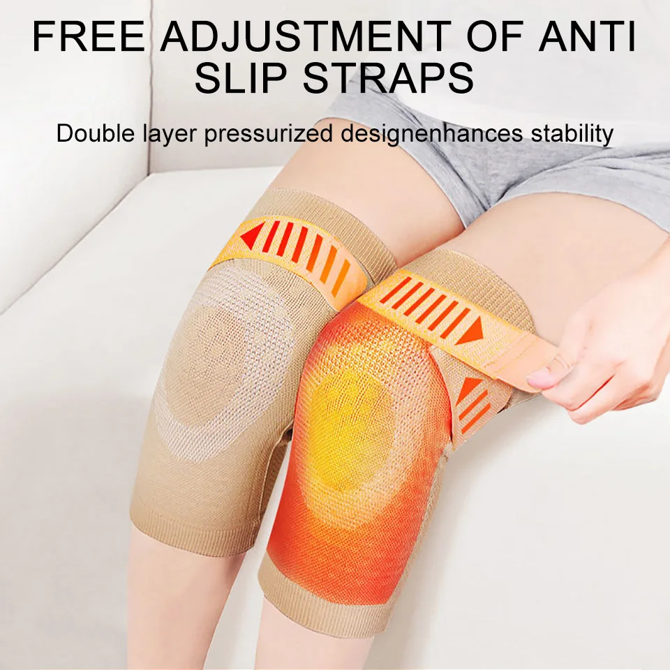 1Pair Summer Thin Wormwood Bandage Knee Protection Joint Knee Warmth and Cold Resistance Elderly Wormwood Fever Knee Protection