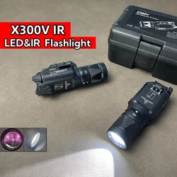 Sotac Tactical  X300 LED Flashlight X300V IR Hunting Light 500 Lumen Pistol Light Fit 20mm Picatinny Rail Mount