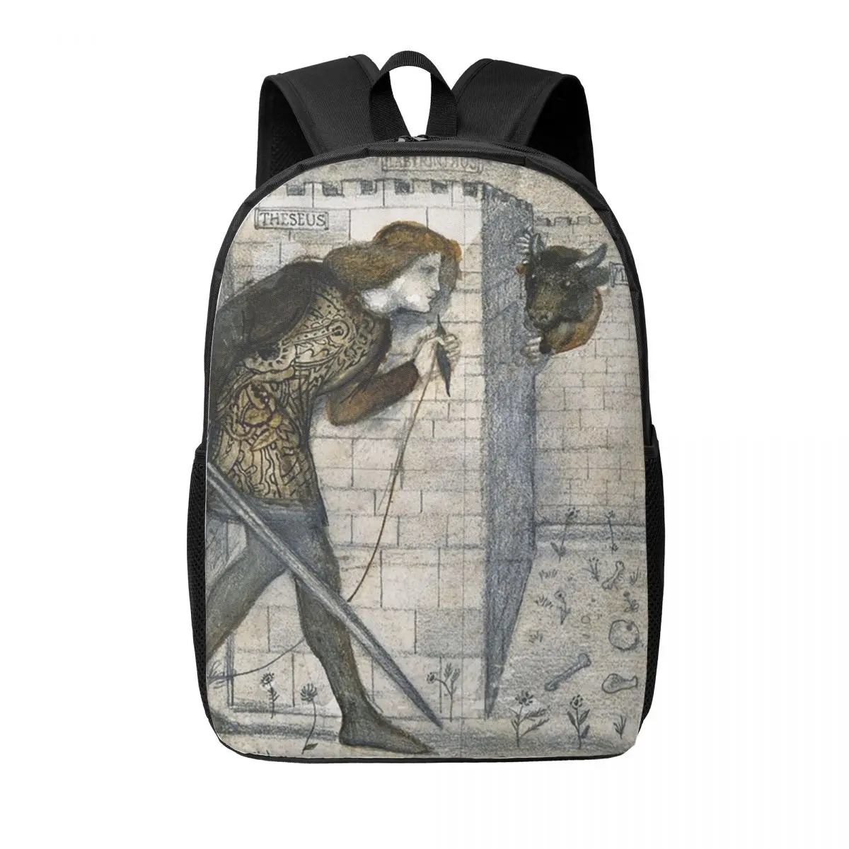 

Женские рюкзаки «Эти и минотавр в лабиринте», сумка для книг для мальчиков и девочек, школьные сумки для студентов, дорожный рюкзак, сумка на плечо