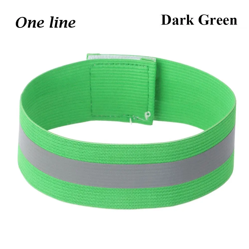 Outdoor Running Bicycle Bind Strap Reflector Wristband Sport Tape Cycling Reflective Strips Warning Armband Bike Safety Alert