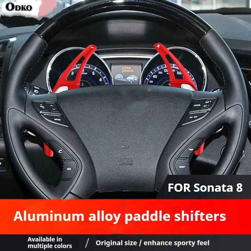 

For Hyundai Sonata 8 2010-2014 model Car Accessories Aluminum Alloy Car Steering Wheel Gear Shifters Paddle Shift Extension